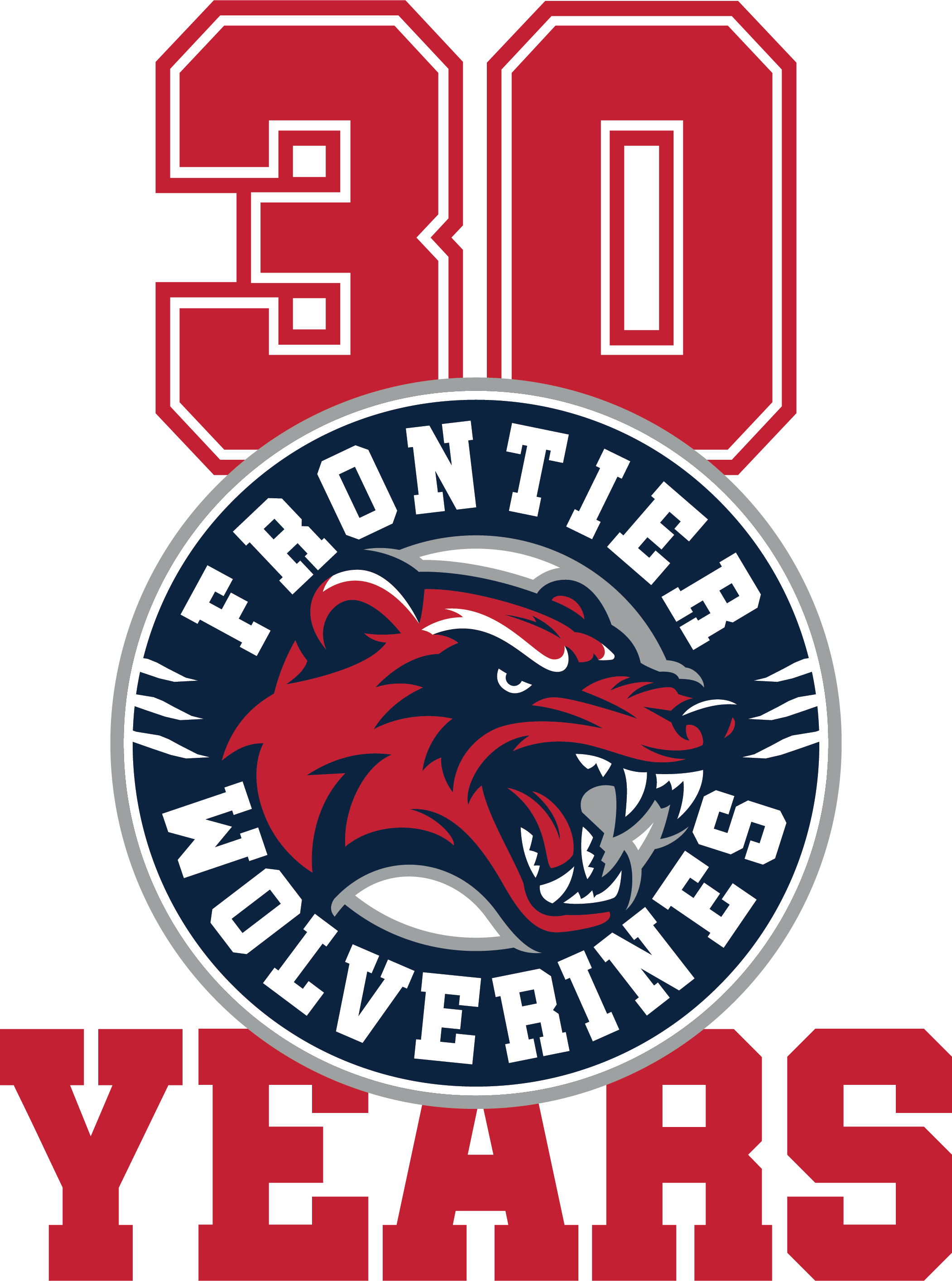 Frontier Academy 30 year logo